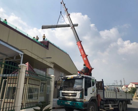 Cho thuê xe cẩu công trình Bình Thuận 